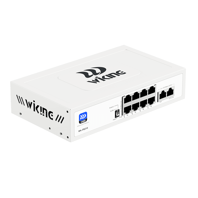 Switch PoE+ 8FE 76W 250 M + 2FE No admin6