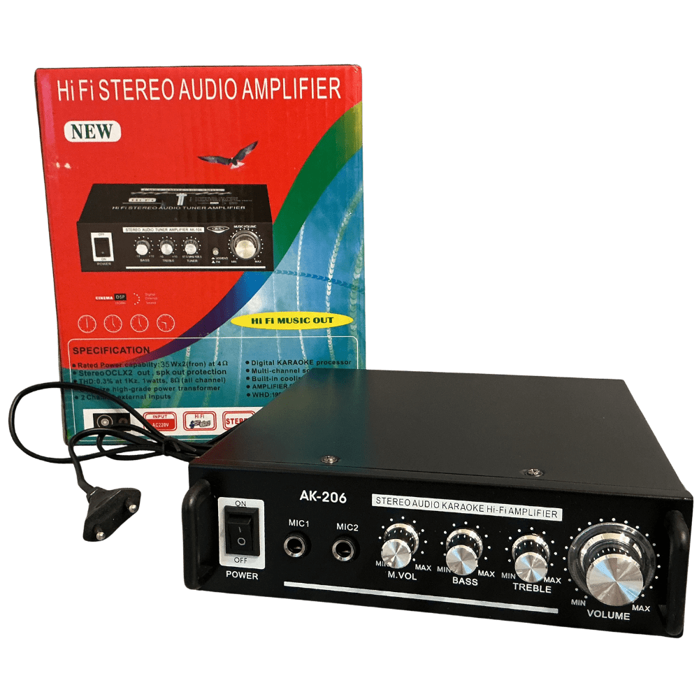 Amplificador Ak-206 2 canales4