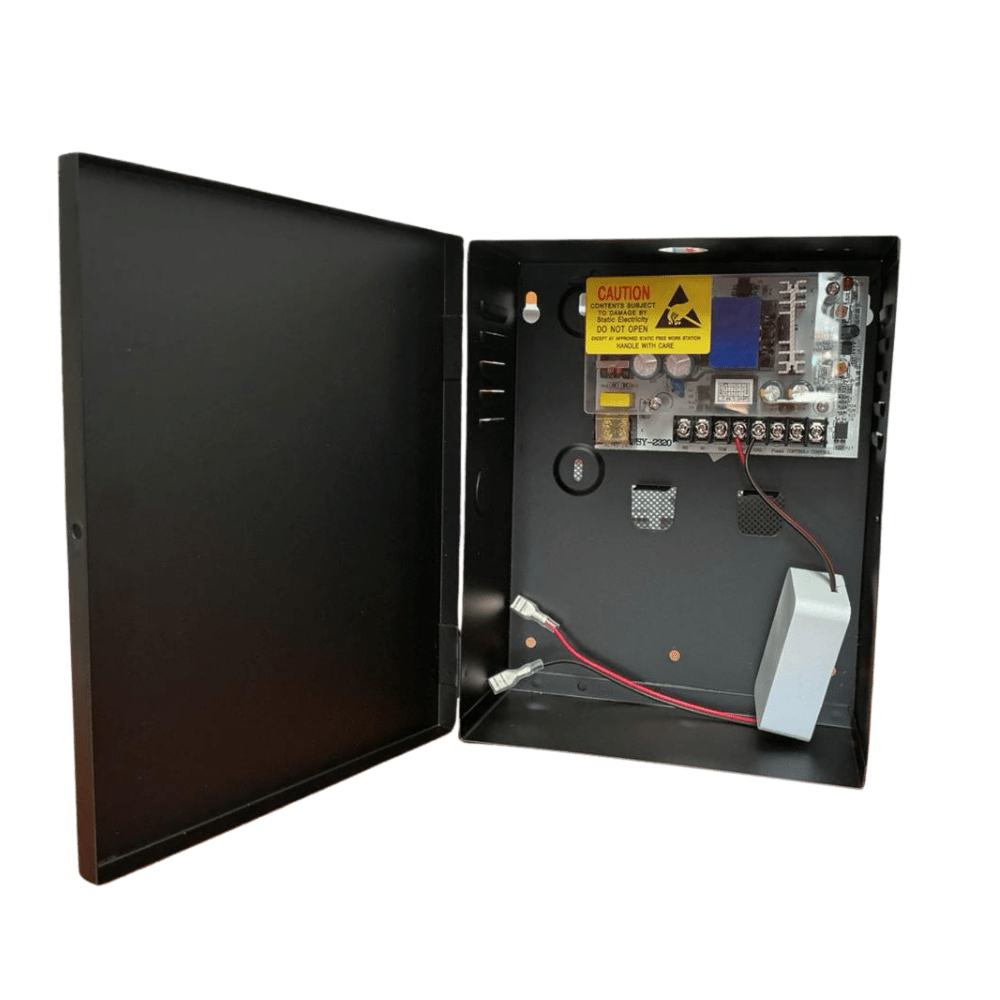 Fuente Poder 12V 6A con UPS para Control de Acceso 0