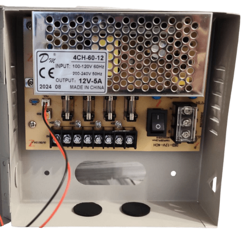 Fuente poder 12V 5A 4 salidas5