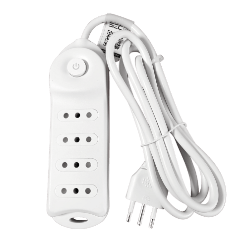 Alargador 4 tomas – 1.5 M Blanco 0