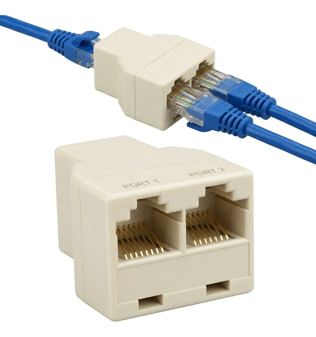 Adaptador RJ45 Uno A Dos3