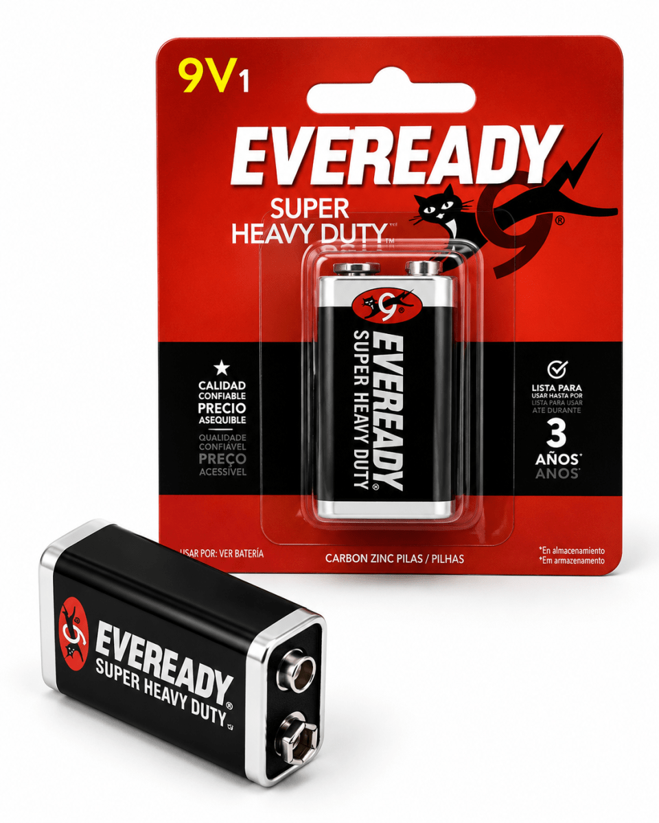 Batería 9V Carbón EVEREADY2