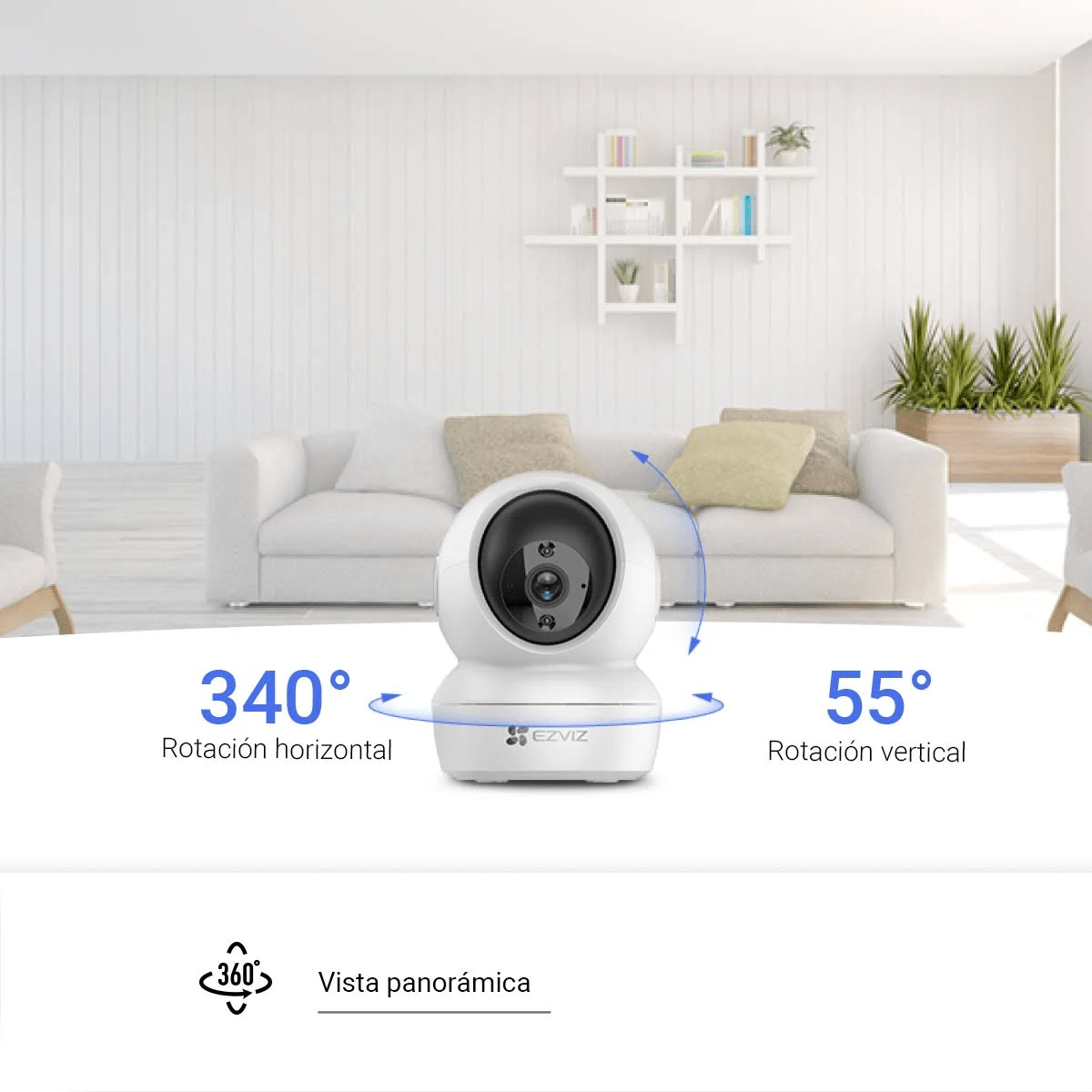 Cámara Wi-Fi H6C 2K PRO – Interior6