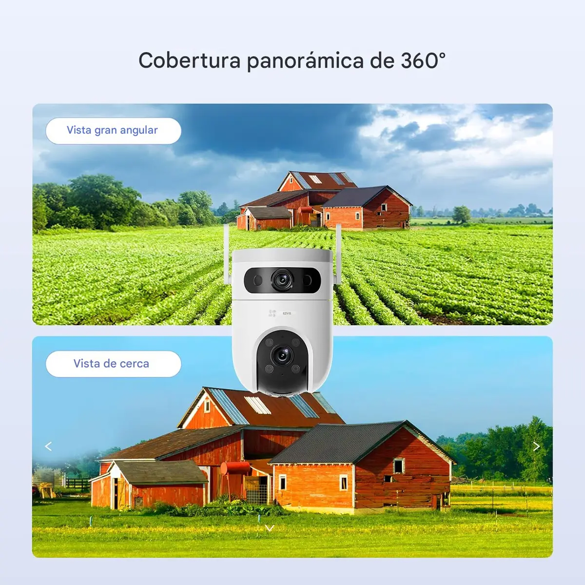 Cámara Wi-Fi H9c – Doble Lente 2K – Exterior10