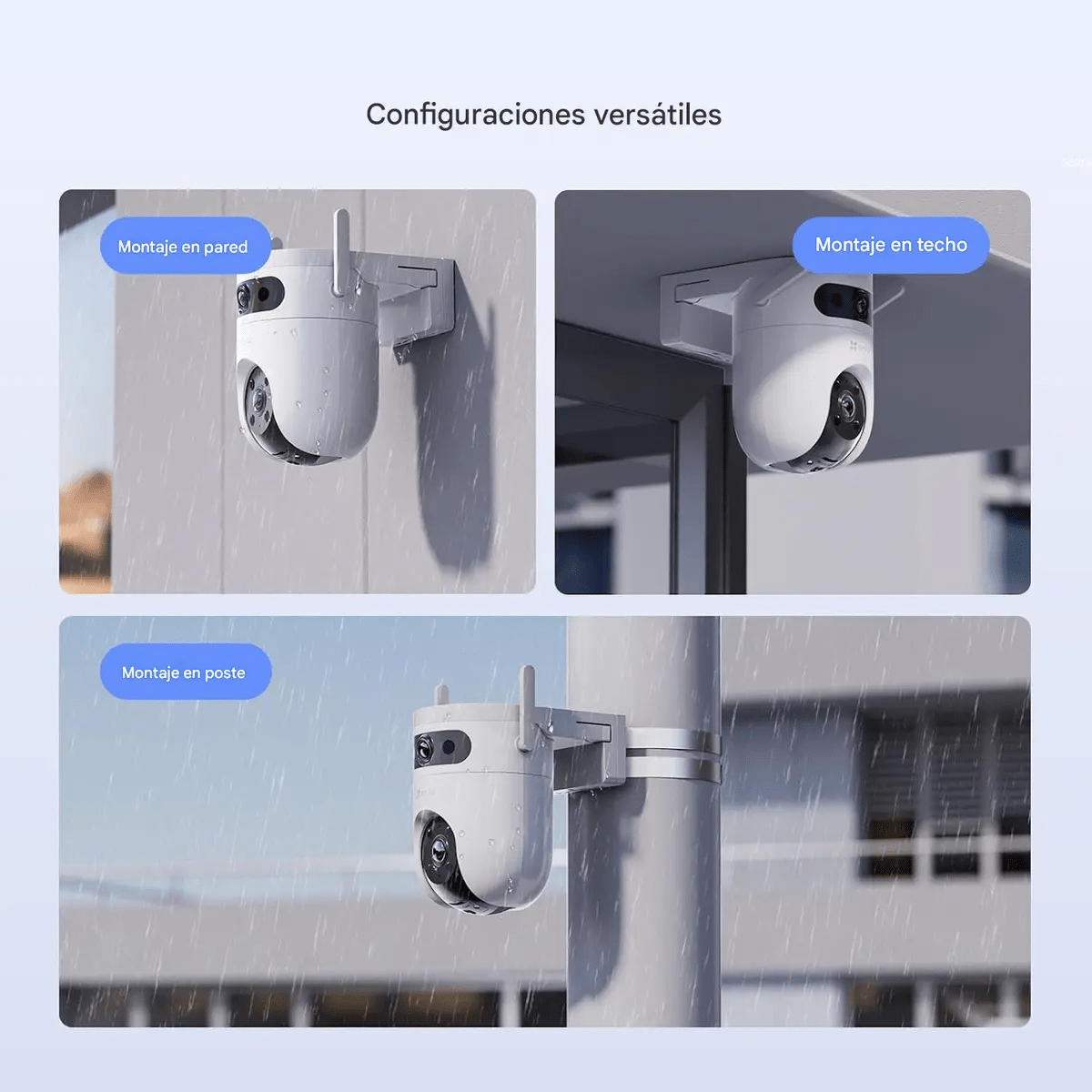Cámara Wi-Fi H9c – Doble Lente 2K – Exterior7