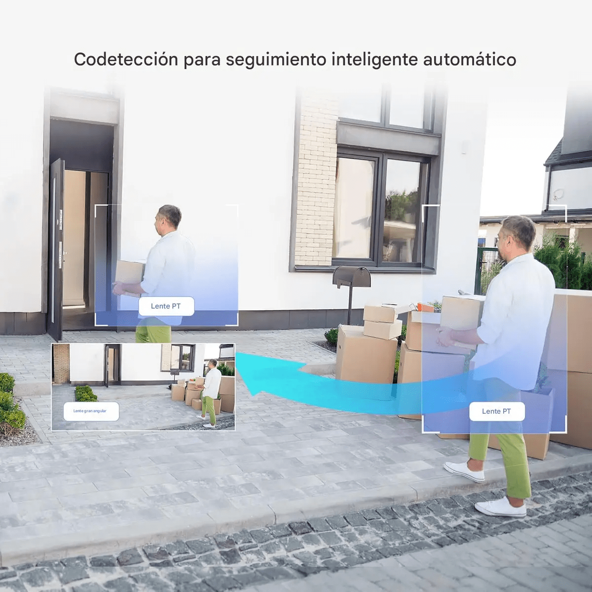 Cámara Wi-Fi H9c – Doble Lente 2K – Exterior9