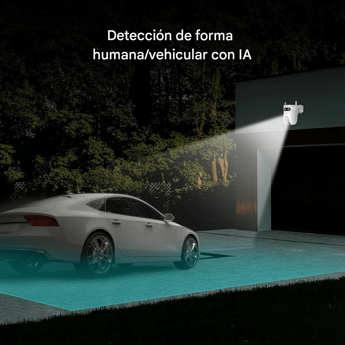 Cámara Wi-Fi H9c – Doble Lente 2K – Exterior8