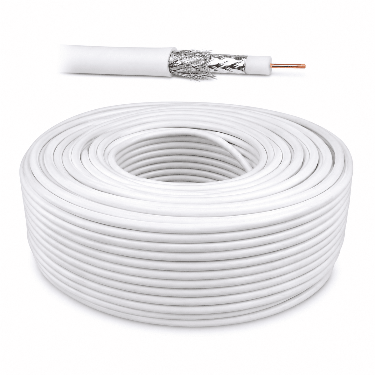 Cable Coaxial RG6 100 mts 0
