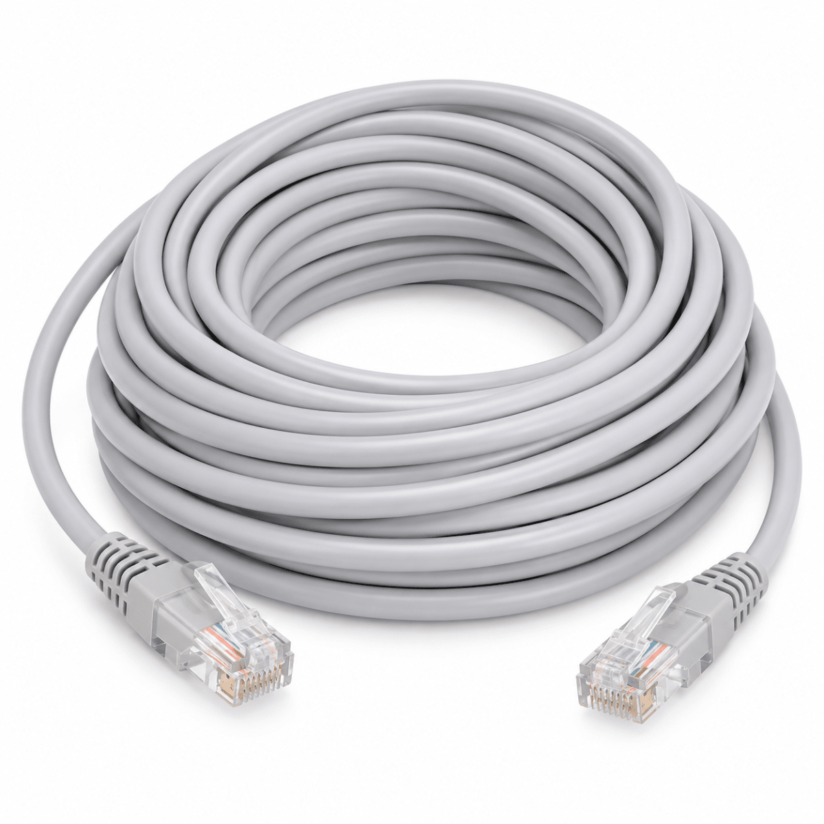 Cable Red Cat5 Armado 10 Mts Gris 0