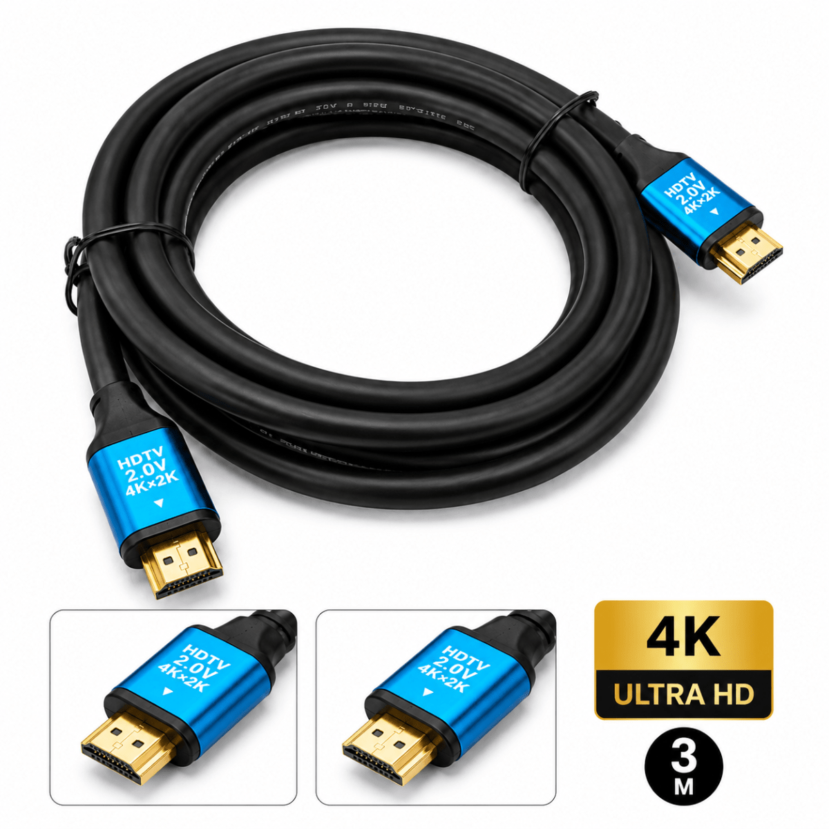 CABLE HDMI 3M 4K 0