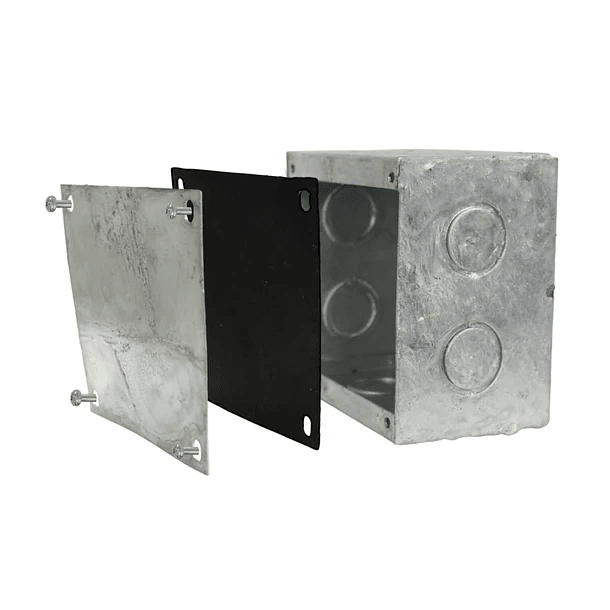 CAJA EMT ZINCADA C/PREPICADO 100X100X65MM3