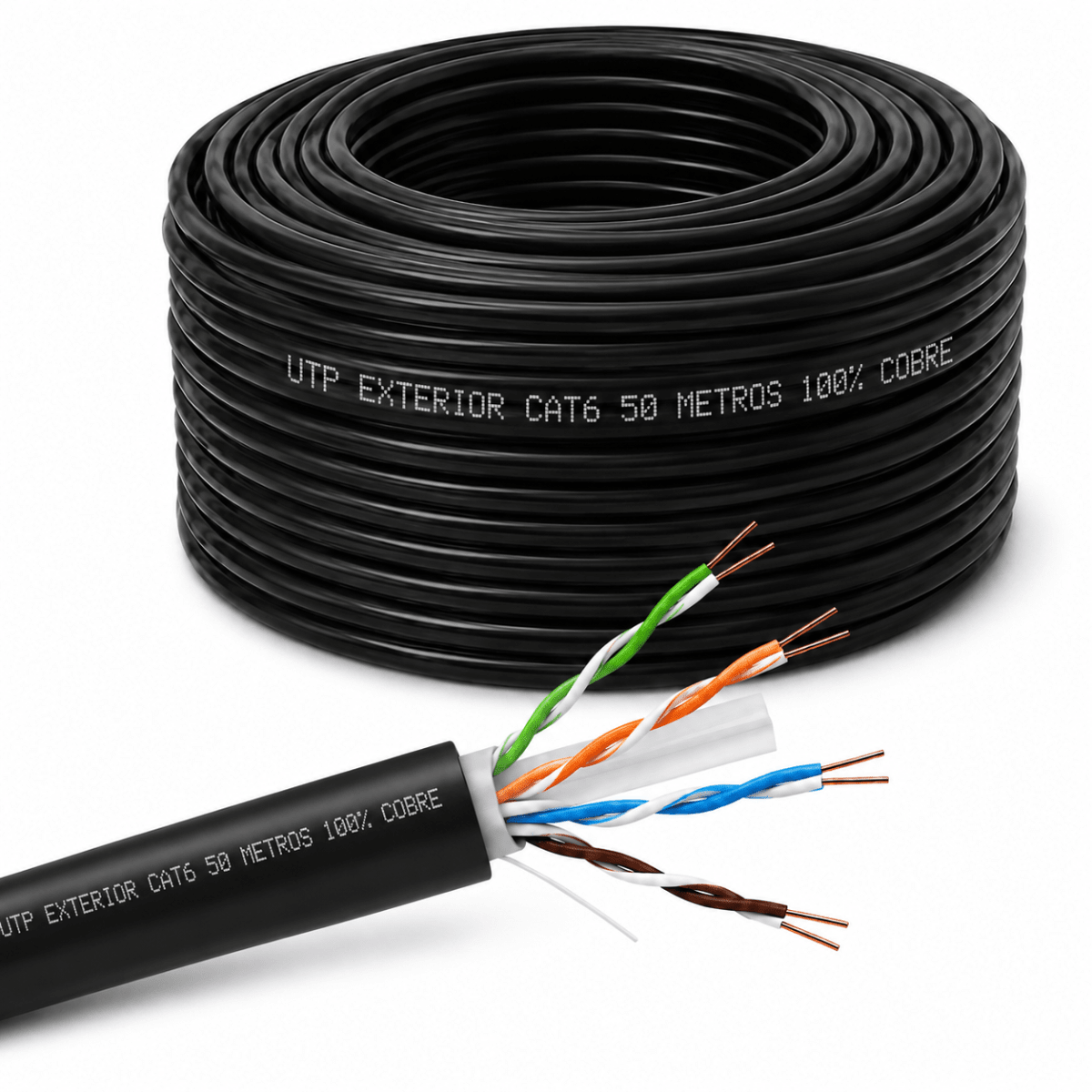 UTP EXTERIOR CAT6 50MTS 0