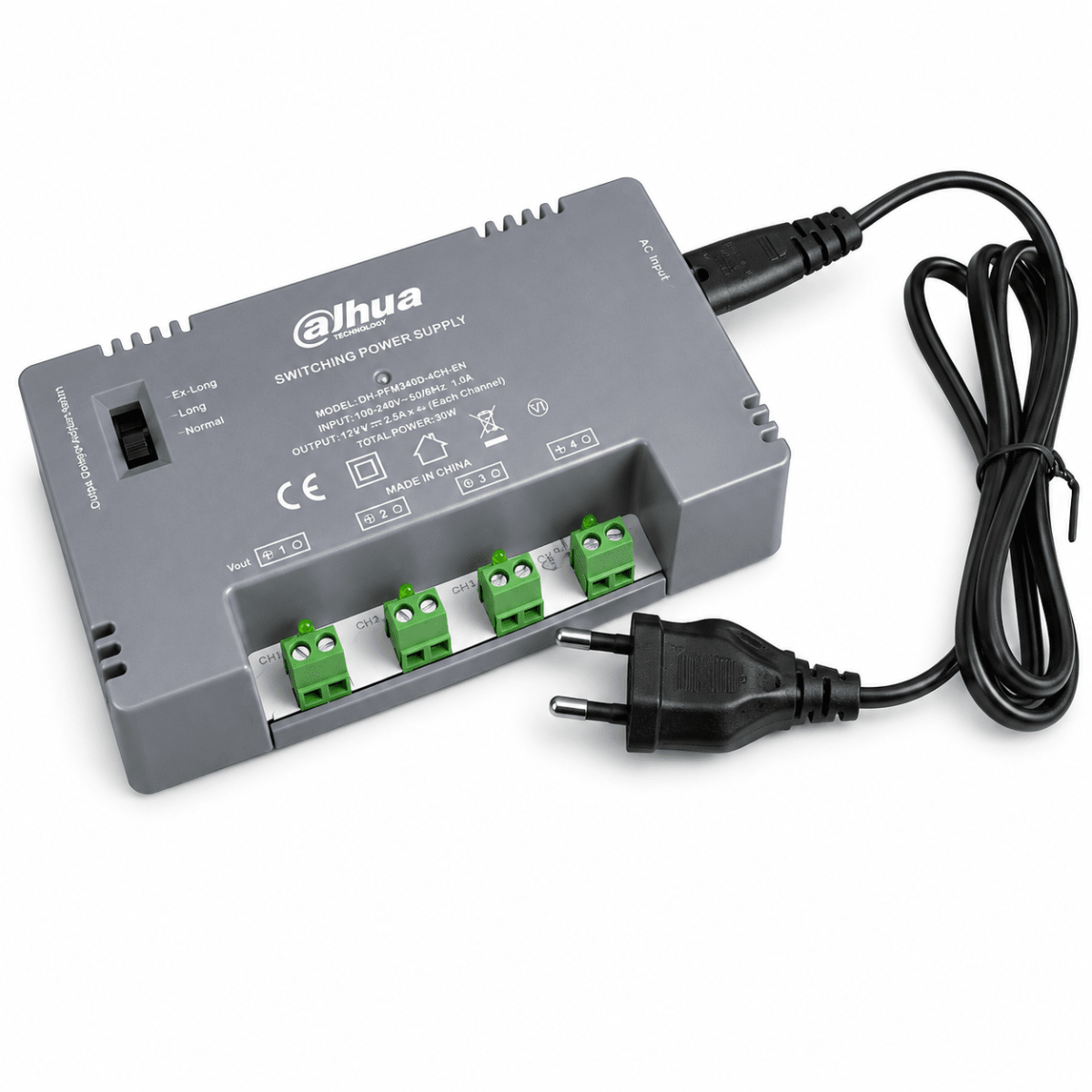 Fuente Poder 12V 30W 4CH DAHUA4