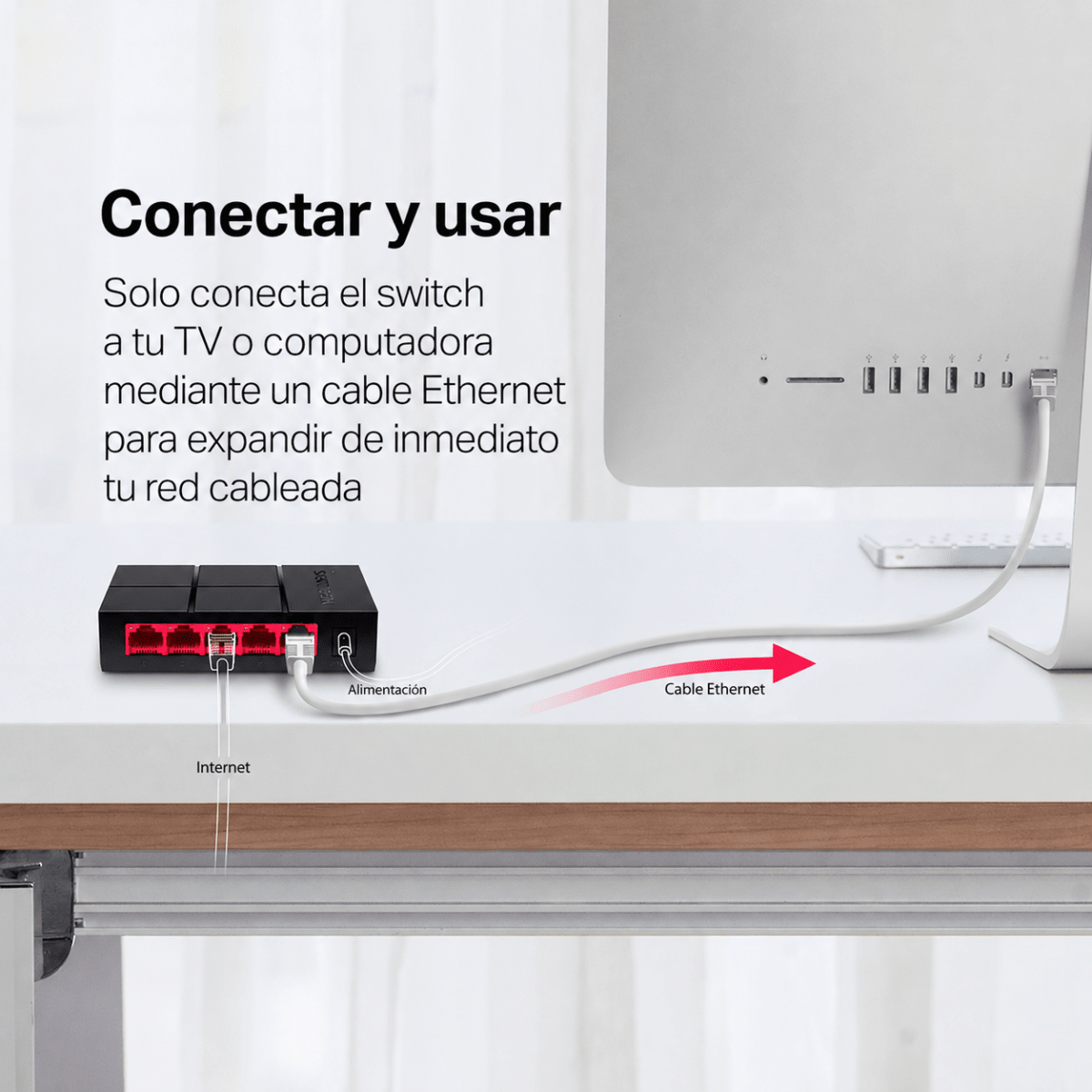Switch Mercusys 5 puertos 1000 mbps3