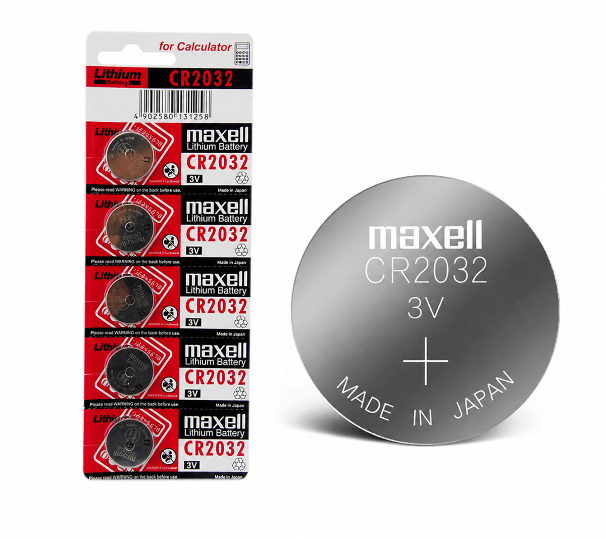 PILA TIPO BOTON MAXELL CR2032 LITIO 3V3