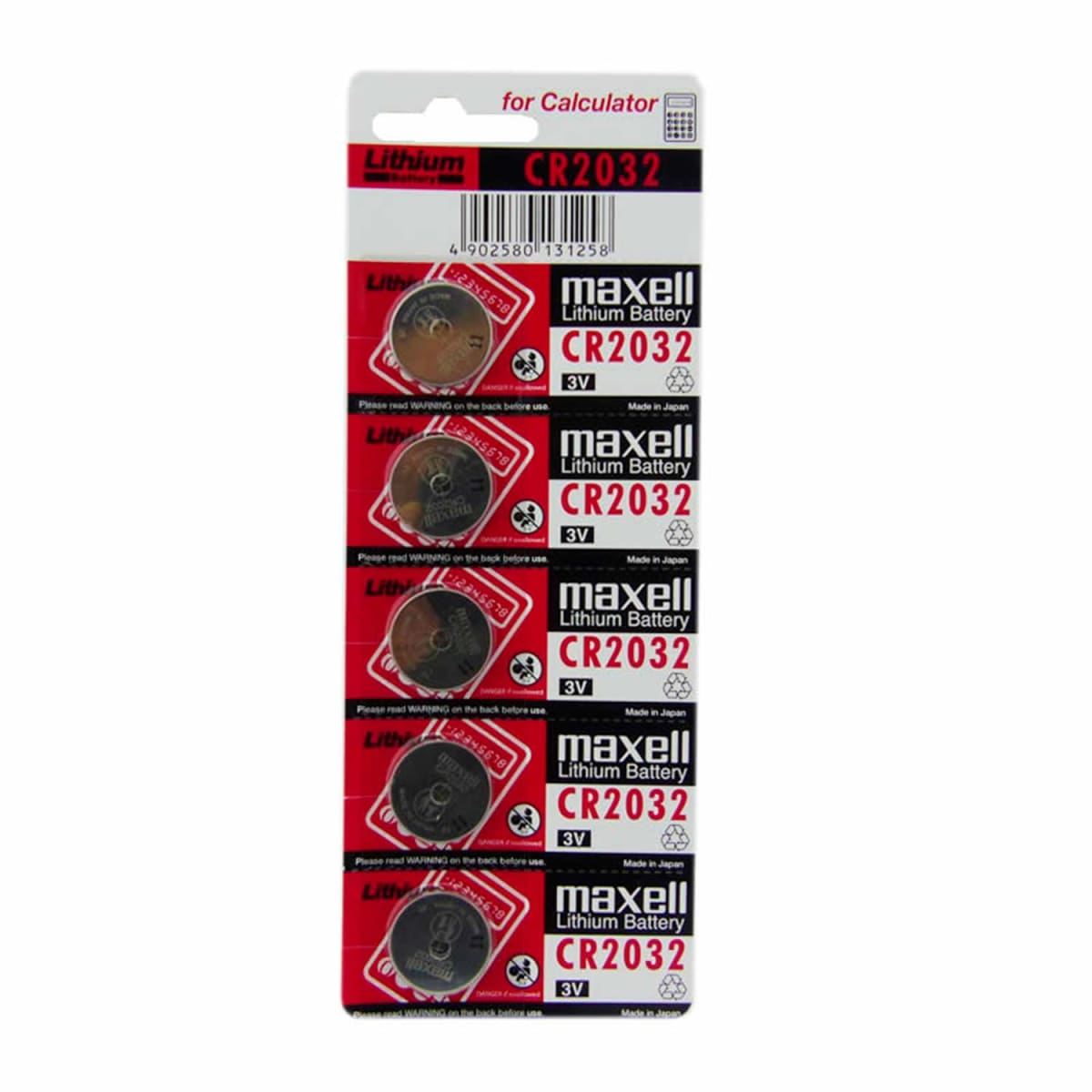 PILA TIPO BOTON MAXELL CR2032 LITIO 3V4