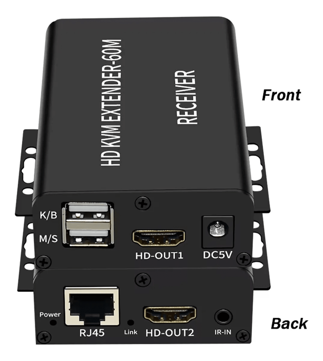 Extensor HDMI y USB x RJ45 60M2