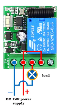 Receptora 1ch 433 Mhz3