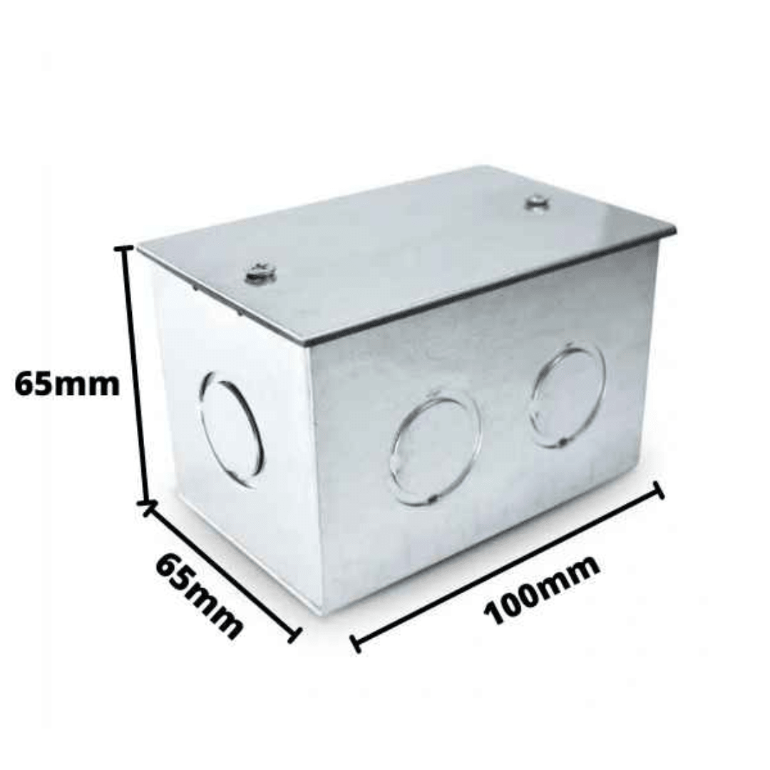 Caja EMT 100x65x65mm zincada2