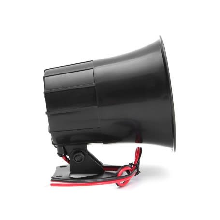 Sirena 15w Plástica ABS 1 Tono Negra3