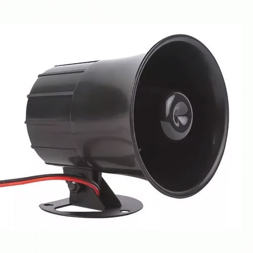 Sirena 15w Plástica ABS 1 Tono Negra 0
