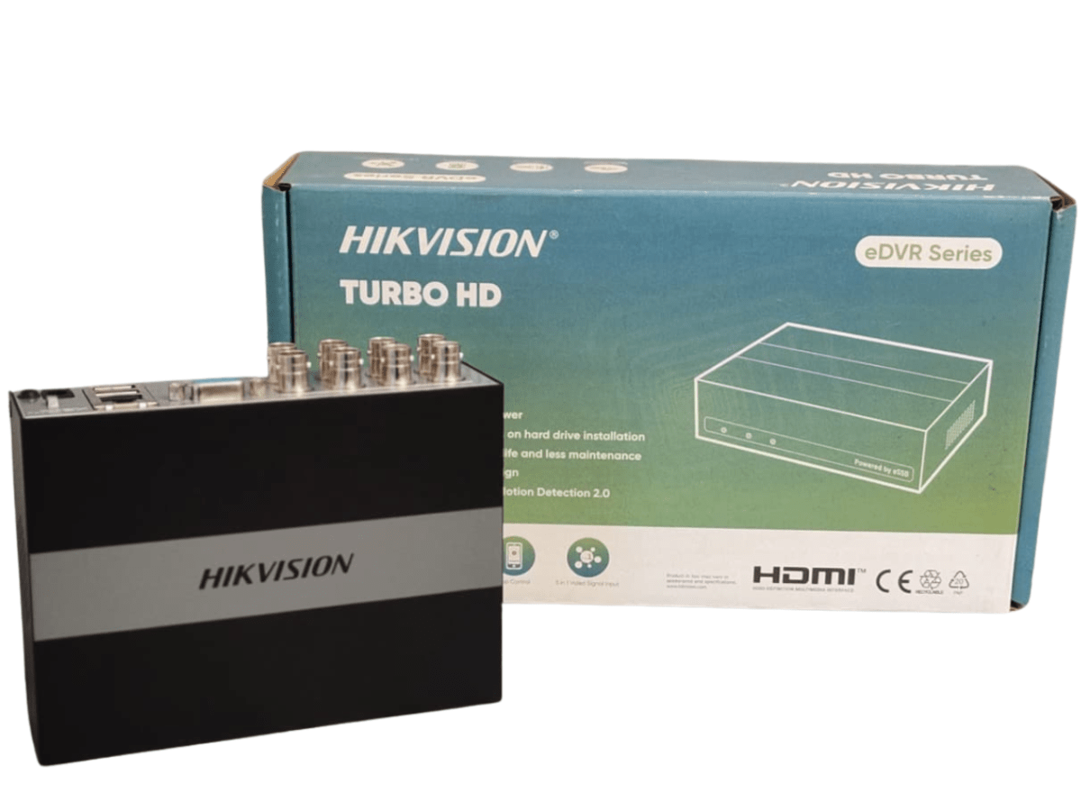 eDVR Hikvision 8CH 1080P Lite con disco SSD 1TB2