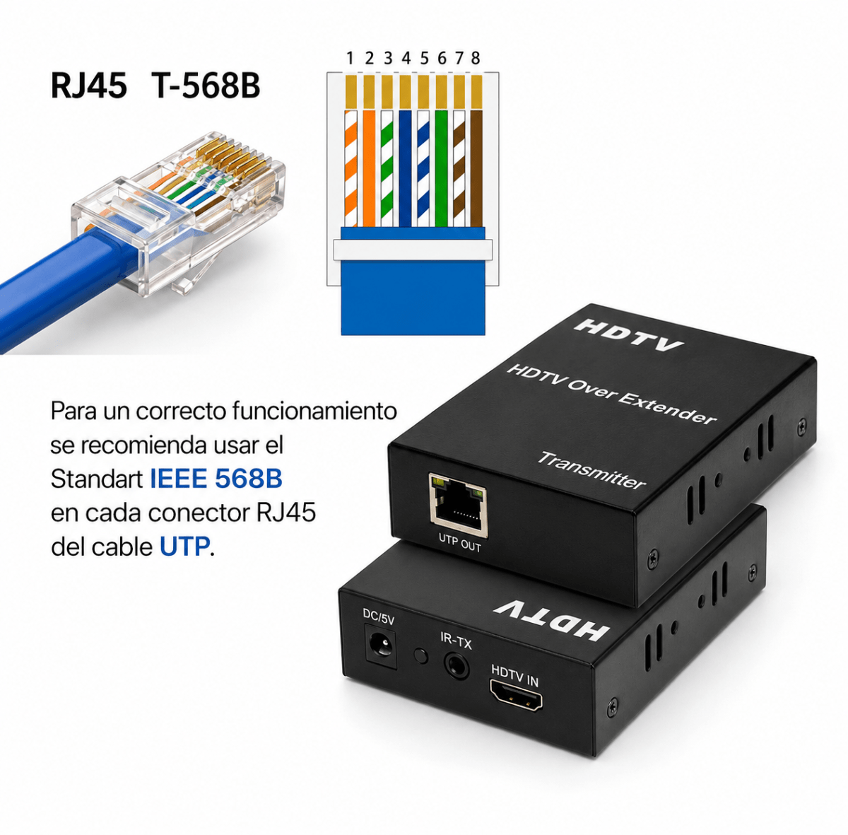 Extensor HDMI 100/120 MTS7