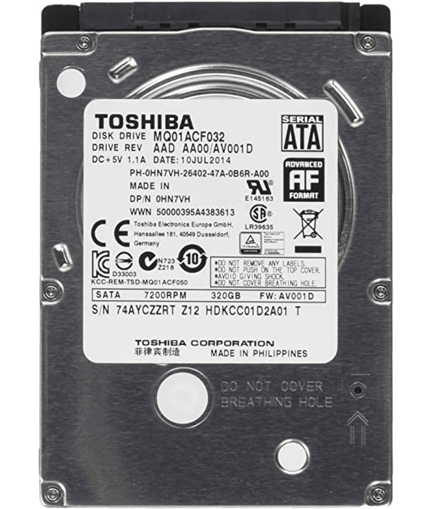 Disco Duro 320 GB – 2.5