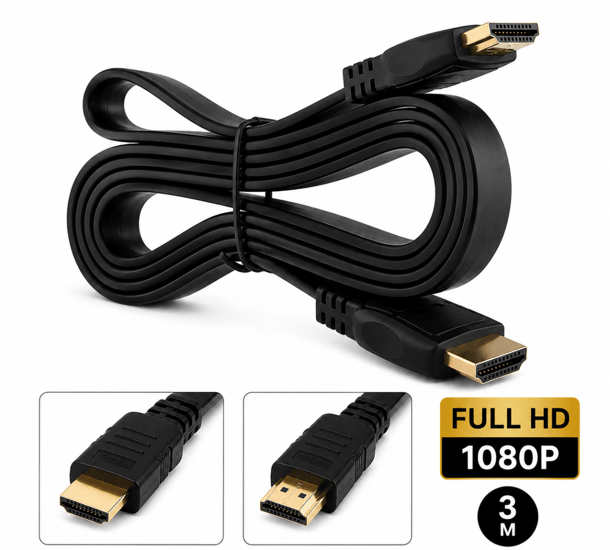 CABLE HDMI 3M PLANO 0