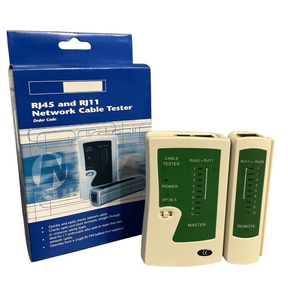 TESTER DE RED BÁSICO RJ45 + RJ115