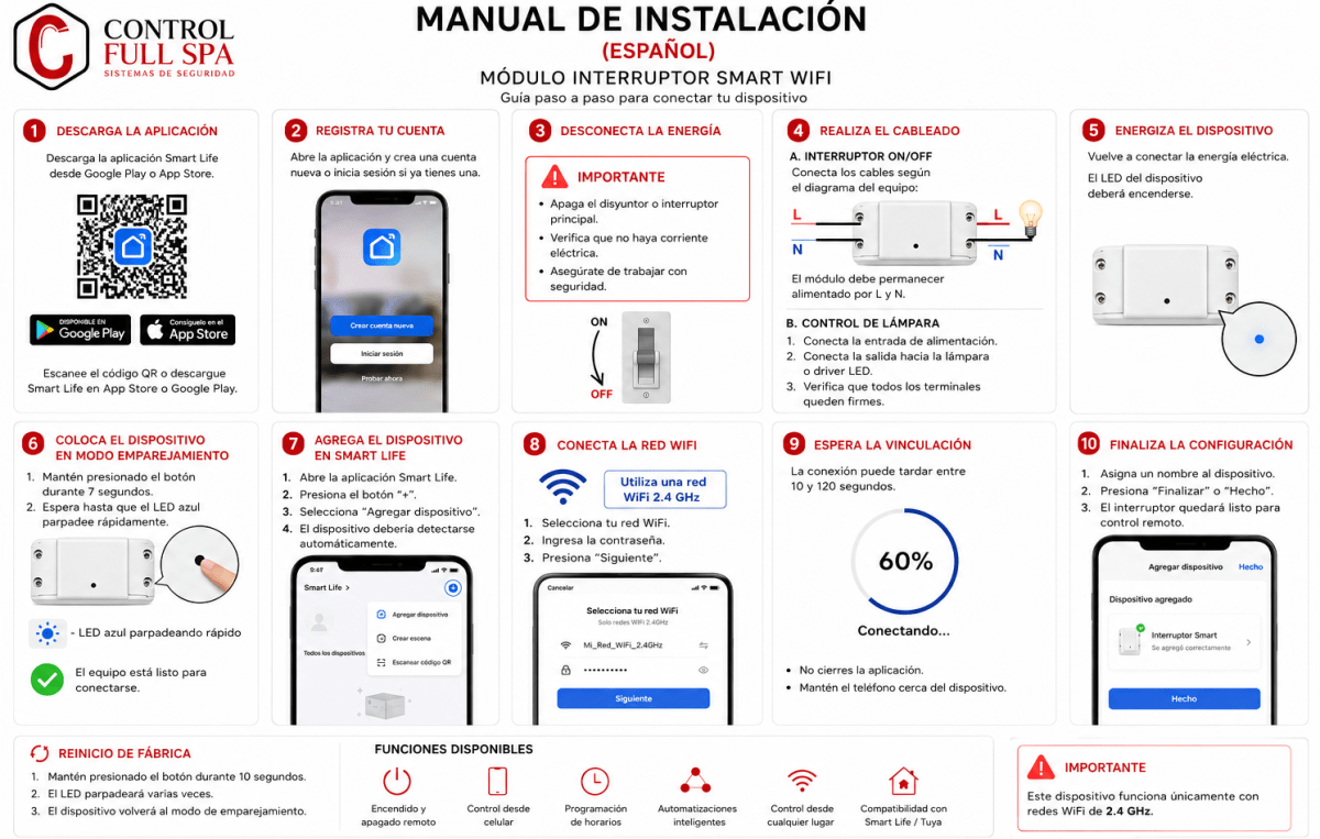 MÓDULO WI-FI SMART SWITCH3
