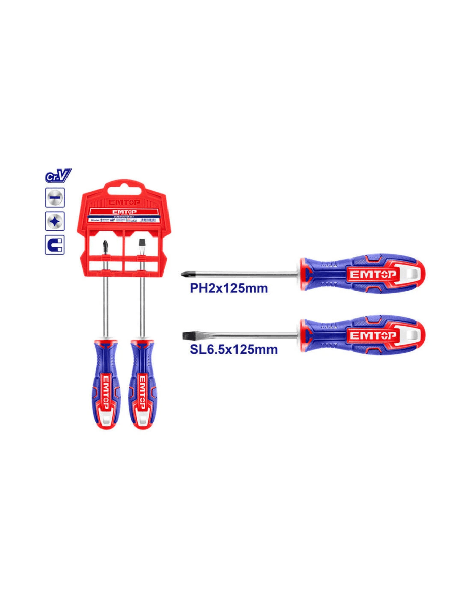 Set de Destornilladores De 2 Piezas4