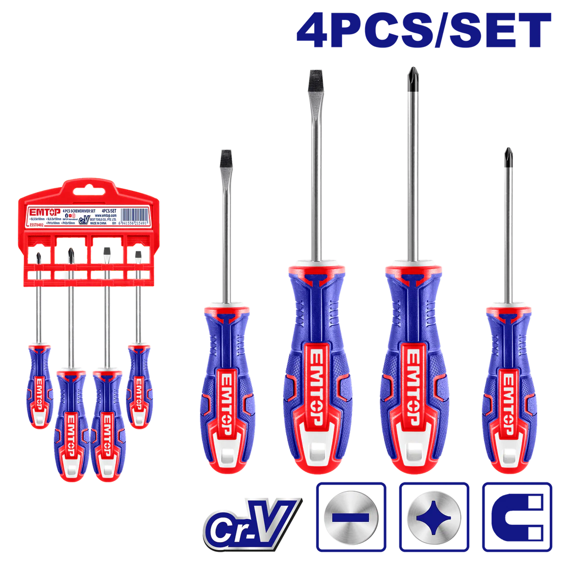 Set de Destornilladores De 4 Piezas 0