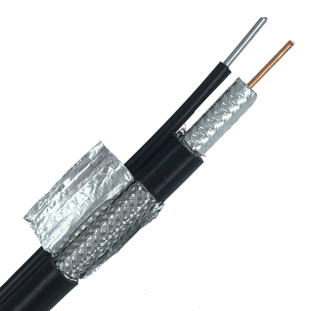CABLE COAXIAL RG6 CON MENSAJERO POR METRO2