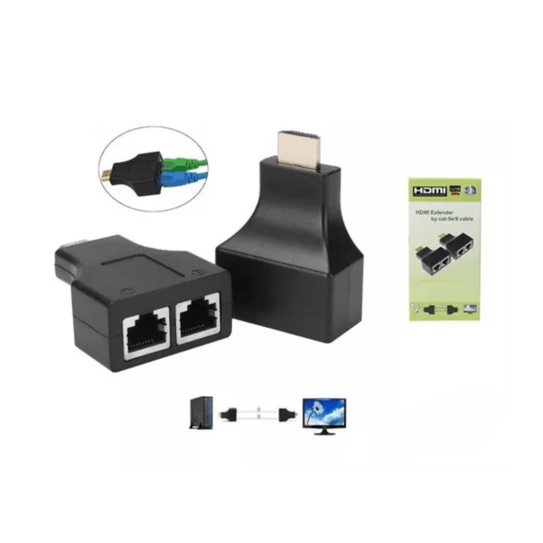 Extensor HDMI por RJ45 CAT5/6– 30M 0