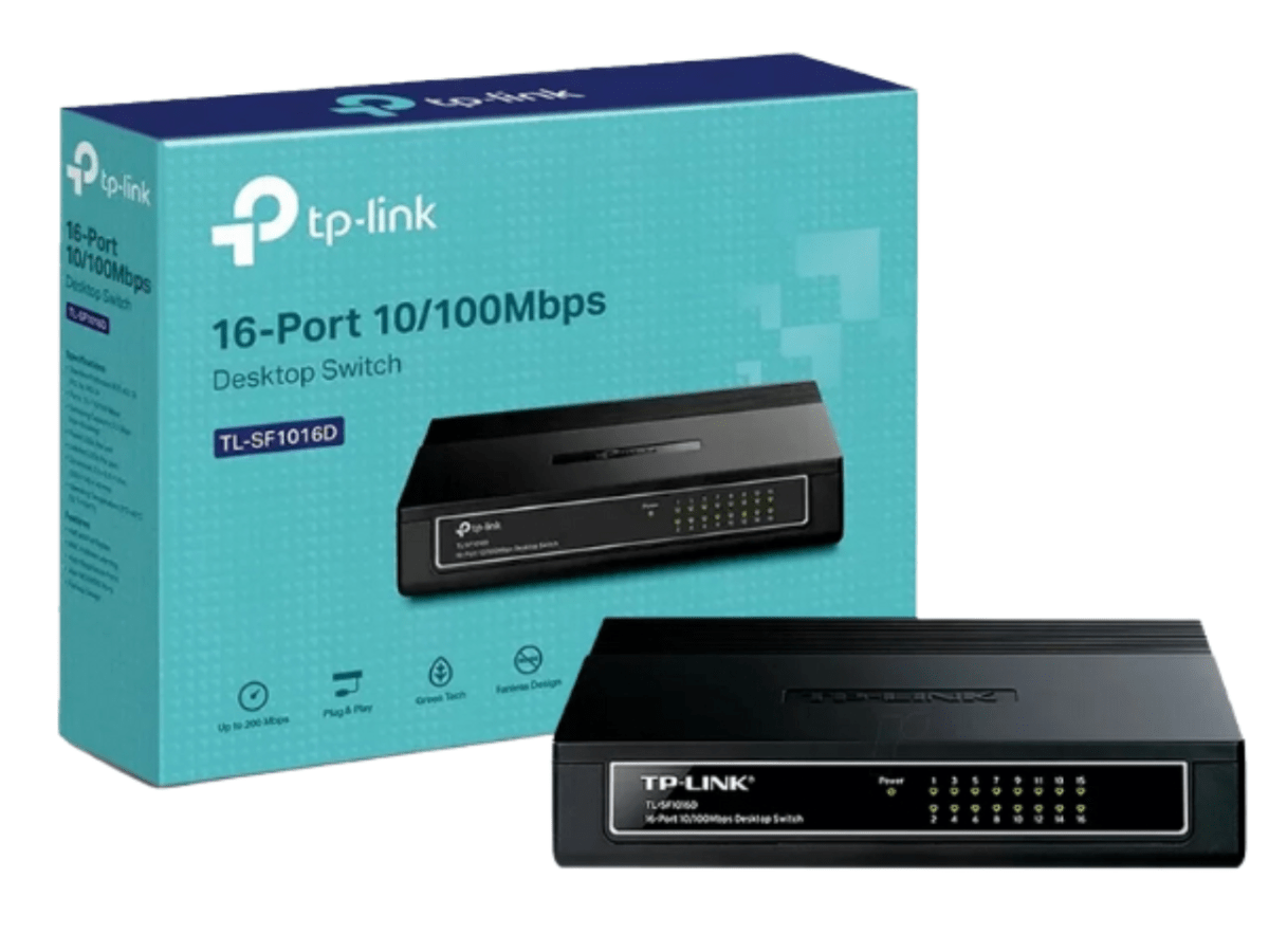 Switch 16 Puertos 10/100MBPS4