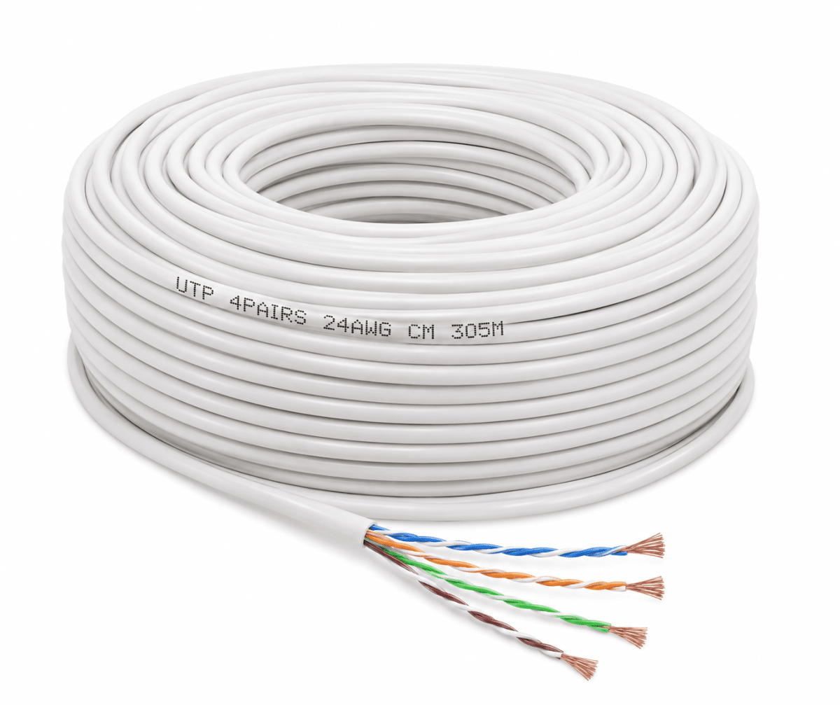 UTP INTERIOR CAT5 100% COBRE MULTIFILAR 305MTS 0