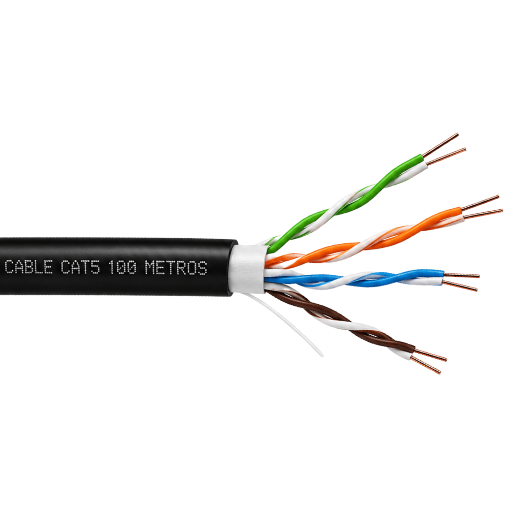 UTP EXTERIOR CAT5  ALEACIÓN - 100 MTS2
