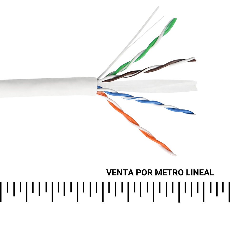 UTP CAT 6 INTERIOR 100% COBRE BLANCO 0