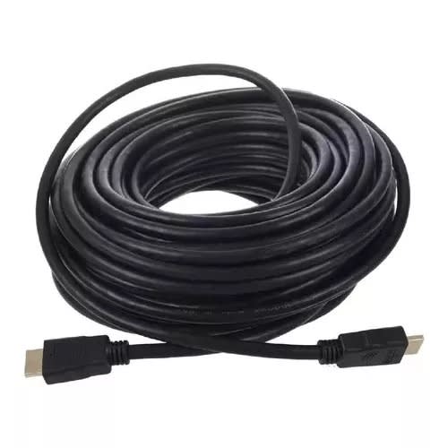 Cable HDMI Redondo Negro 20m2