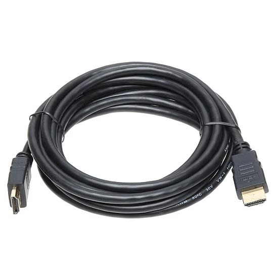 Cable HDMI Redondo Negro 5 MTS1