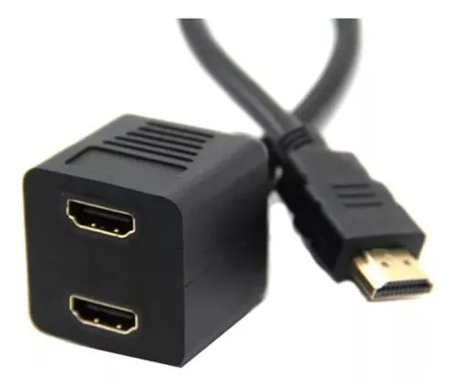Cable Hdmi Un Macho a Dos Hembra 30 Cm2