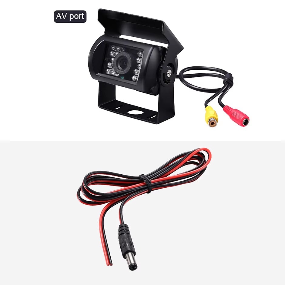 Cámara de Retroceso Antivandálica 18 LEDs – Especial para Camiones y Buses2