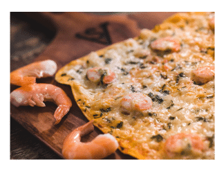 Pizza Masa Fina Grande Gamberi