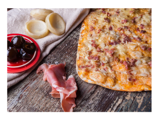 Pizza Masa Fina Grande Prosciutto
