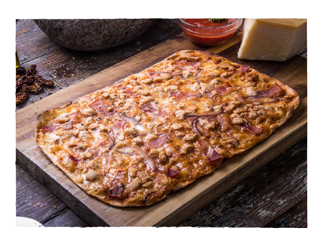 Pizza Masa Fina Grande Texas BBQ