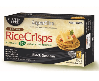 Galleta de Arroz Sésamo Negro