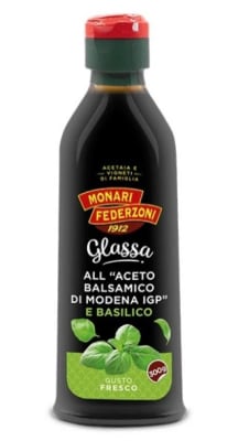 Glassa di Aceto Balsámico di Modena IGP e Basilico/Albahaca