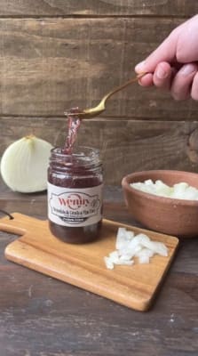 Salsa Dulce de Cebolla Vino Tinto